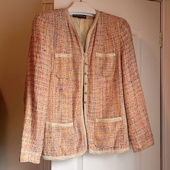 Chanel style blazer multi colours - Picture 1 of 7
